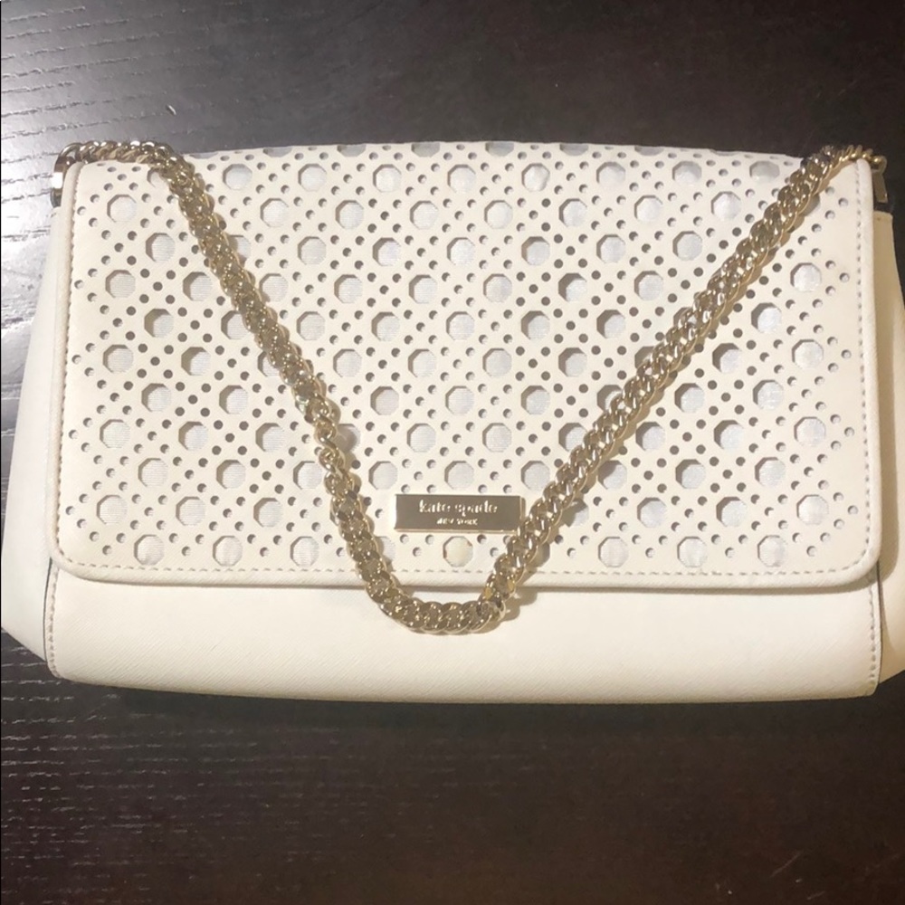White Kate spade shoulder bag